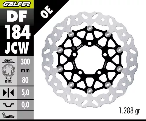 Disc frână Galfer flotant DF184JCW