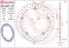 Disc frână Brembo fix față 68B407G7