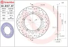 Disc frână Brembo fix față 68B407M7
