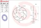 Disc frână Brembo fix față/spate 68B40722