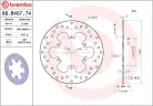 Disc frână Brembo fix față/spate 68B40774