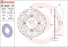 Disc frână Brembo fix față/spate 68B40775