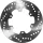 Disc frână Brembo fix față/spate 68B40791