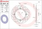 Disc frână Brembo fix față/spate 68B407A5