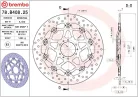 Disc frână Brembo flotant față 78B40825