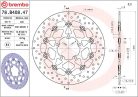 Disc frână Brembo flotant față 78B40847