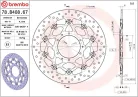 Disc frână Brembo flotant față 78B40867
