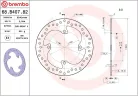 Disc frână Brembo fix spate 68B40782