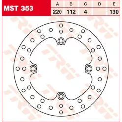 Disc frână offroad TRW MST353