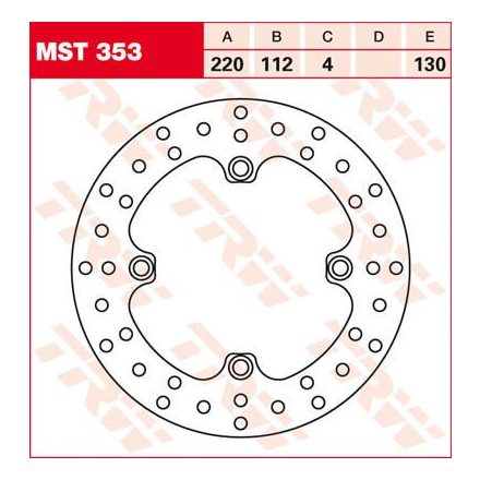 Trw Rotor Trw Mst353 Mst353