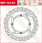 Trw Brake Rotor Fix Wave L/R Mst320Ec