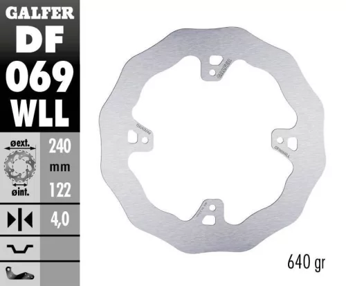 Disc frână Galfer wave off-road DF069WLL