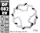 Disc frână Galfer wave off-road DF082RW