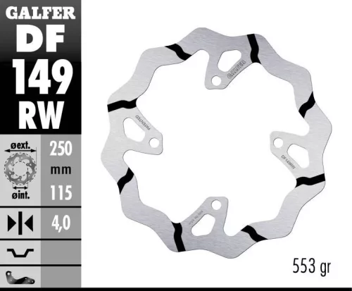 Disc frână Galfer wave off-road DF149RW