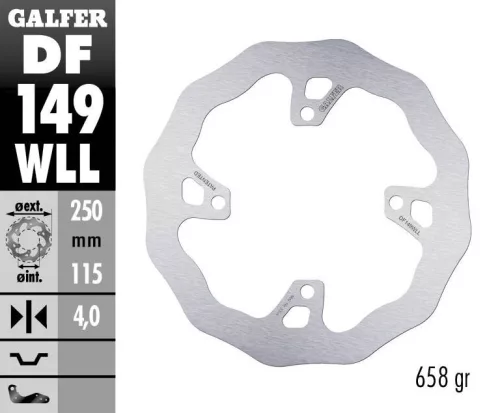 Disc frână Galfer wave off-road DF149WLL