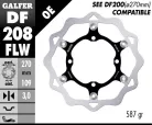 Disc frână Galfer flotant off-road DF208FLW