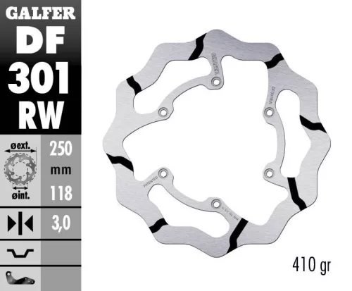 Disc frână Galfer wave off-road DF301RW