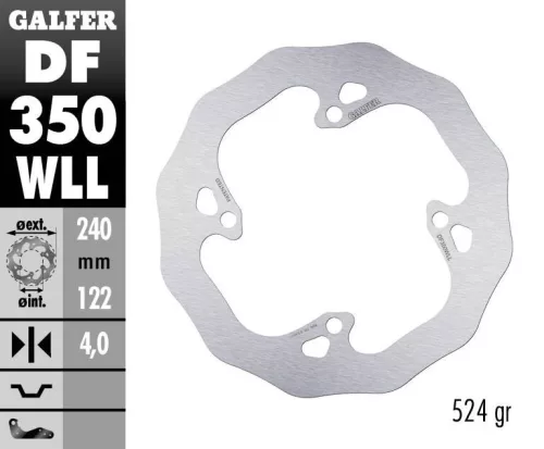 Disc frână Galfer wave off-road DF350WLL