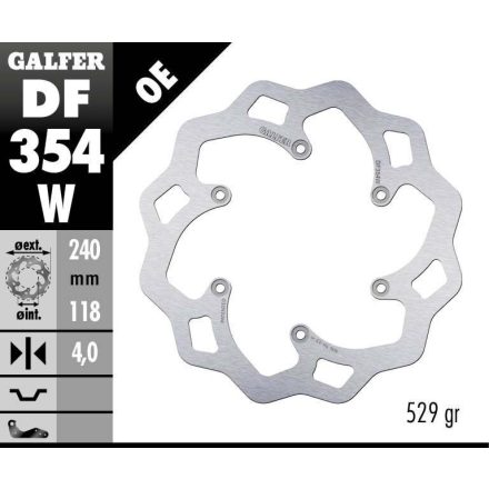 Galfer Disc Frana Fixed Wave Df354W