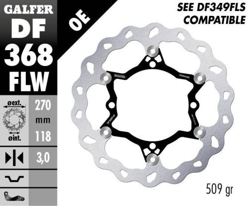 Galfer Disc Frana Float Wave Df368Flw