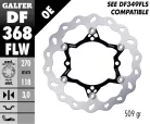 Disc frână Galfer flotant off-road DF368FLW