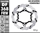 Disc frână Galfer flotant off-road DF368FRW