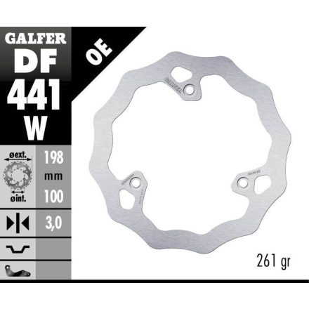 Galfer Disc Frana Fixed Wave Df441W