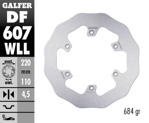 Disc frână Galfer wave off-road DF607WLL