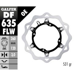 Galfer Disc Frana Float Wave Df635Flw