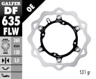 Disc frână Galfer flotant off-road DF635FLW