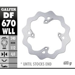 Galfer Disc Frana Fixed Wave Solid Df670Wll