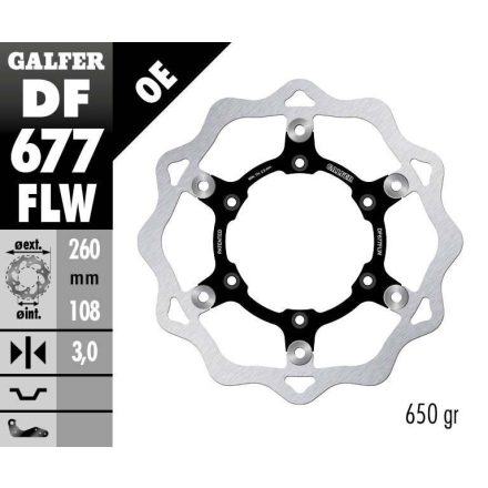 Galfer Disc Frana Float Wave Df677Flw