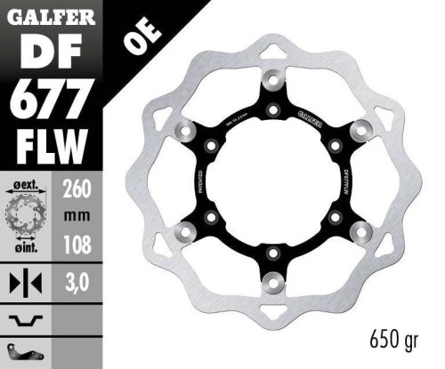 Galfer Disc Frana Float Wave Df677Flw