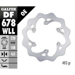 Galfer Disc Frana Fixed Wave Solid Df678Wll