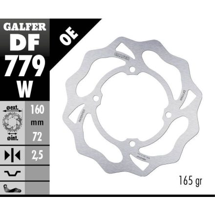 Galfer Disc Frana Fixed Wave Df779W