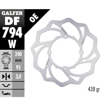 Galfer Disc Frana Fixed Wave Df794W