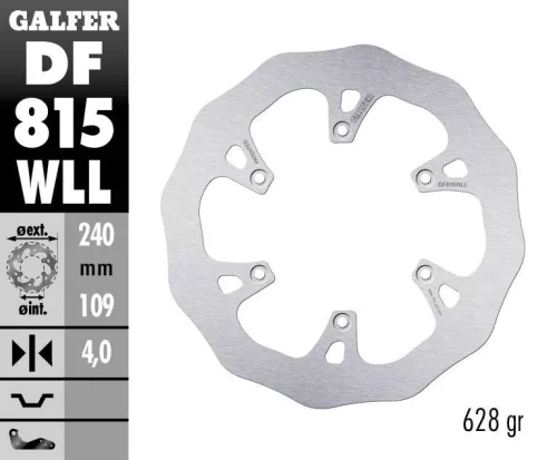 Disc frână Galfer wave off-road DF815WLL