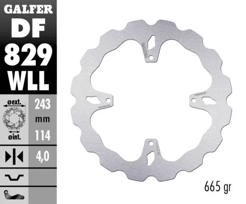 Disc frână Galfer wave off-road DF829WLL