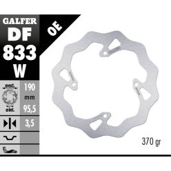 Galfer Disc Frana Fixed Wave Df833W