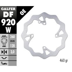 Galfer Disc Frana Fixed Wave Df920W