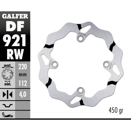 Galfer Disc Frana Fixed Wave Grooved Df921Rw