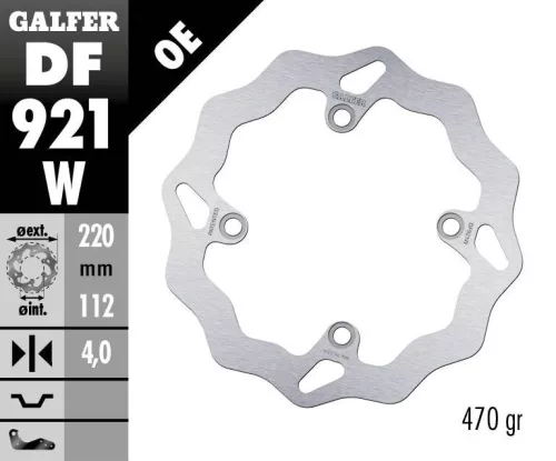 Disc frână Galfer wave off-road DF921W