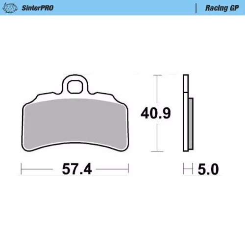 Plăcuțe frână sinterizate MOTO-MASTER 99712