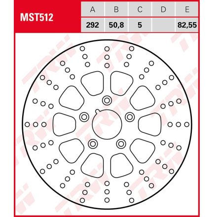 Trw Brake Disc Trw Mst512 Mst512