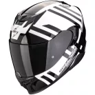 Casca Scorpion EXO-520 EVO AIR Banshee Alb Perlat Negru