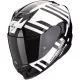 Casca Scorpion EXO-520 EVO AIR Banshee Alb Perlat Negru