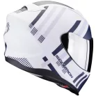 Casca Scorpion EXO-520 EVO AIR Banshee Alb Perlat Negru
