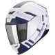 Casca Scorpion EXO-520 EVO AIR Banshee Alb Mat Albastru Violet