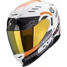 Casca Scorpion EXO-520 EVO AIR Titan Alb Portocaliu