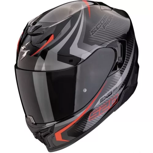 Casca Scorpion EXO-520 EVO AIR Terra Negru Argintiu Galben Fluo